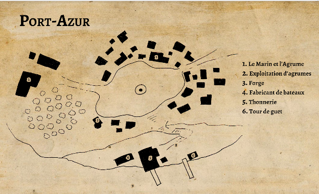 Carte de Port-Azur